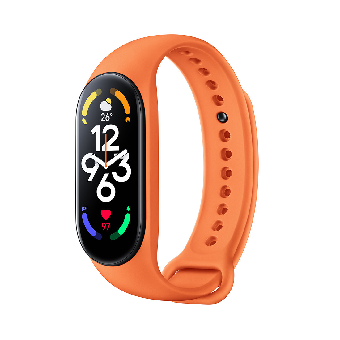 Сменный браслет для Xiaomi Mi Smart Band 7 Orange - фото 1 - id-p109303081