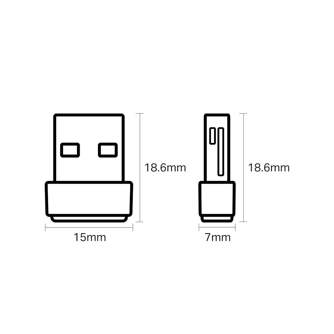 USB-адаптер TP-Link Archer T2U Nano - фото 2 - id-p109303538