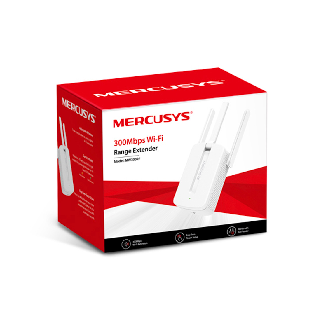 Усилитель Wi-Fi сигнала Mercusys MW300RE - фото 3 - id-p109303823