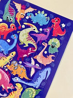 Пазл в рамке Динозавры для детей Kinda Book