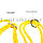 Детские подвесные качели Swing sports world 37х17 см оранжевые, фото 5