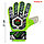 Перчатки вратарские футбольные зеленые (размер 5 - XS), фото 2