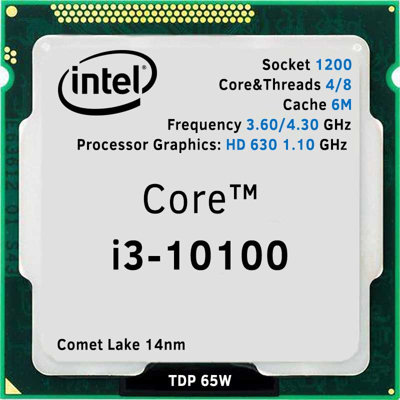 Core i3-10100 oem/tray