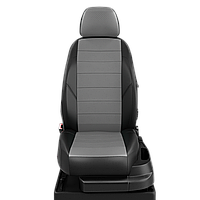 Чехлы для сиденья из экокожи для Hyundai Accent с 2017-н.в., седан, хэтчбек