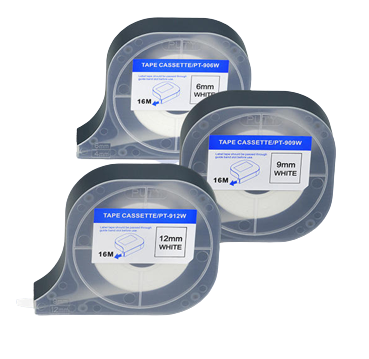 Картридж ленточный PT-909W для принтера PUTY P990, 9 mm x 16m, white