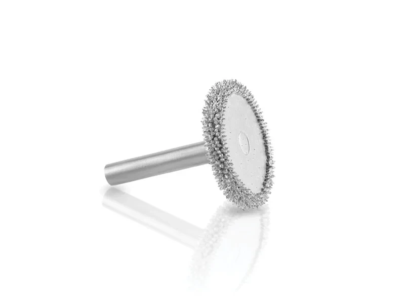 Абразивное крупнозернистое кольцо с валом (диаметр рабочей части 35 мм, зерно SSG 330) - фото 1 - id-p109312817