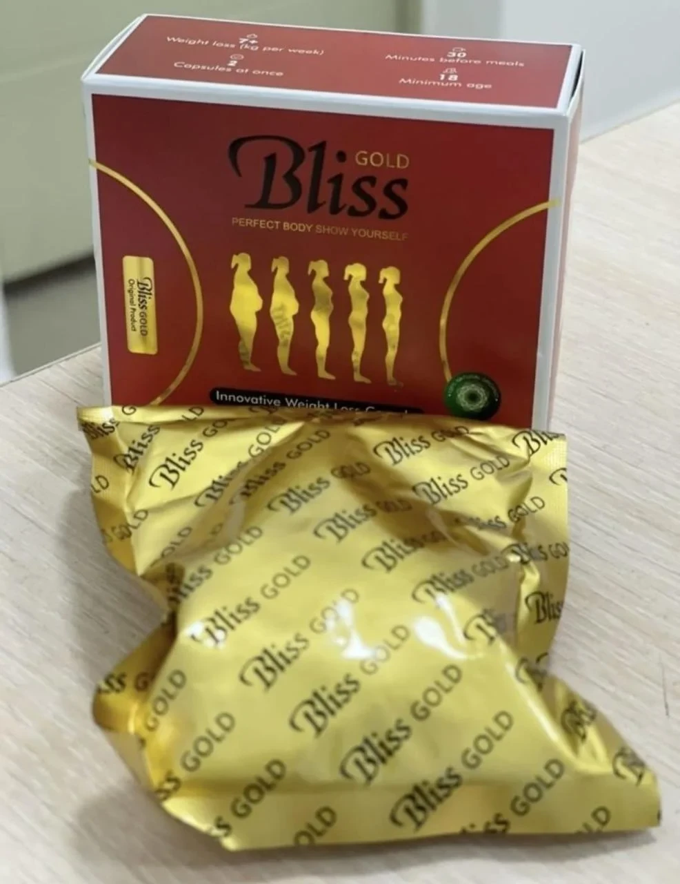 Bliss Gold Капсулы для похудения. Новинка!!! - фото 1 - id-p108551794