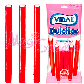 VIDAL Мармелад "Клубничные карандаши" 90 гр./ Упаковка 14 шт./ Испания