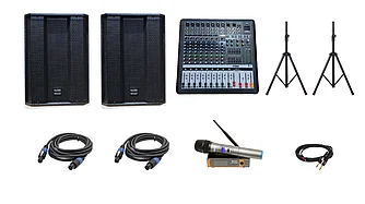 Музыкальная аппаратура в комплекте 500W