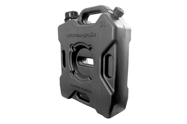 Канистра пластиковая для технических жидкостей черная 5л. ЭКСТРИМ ДРАЙВ KANEXD5LBK, фото 1