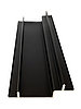 Алюминиевый профиль для дверей скрытого монтажа черный 6м., фото 8