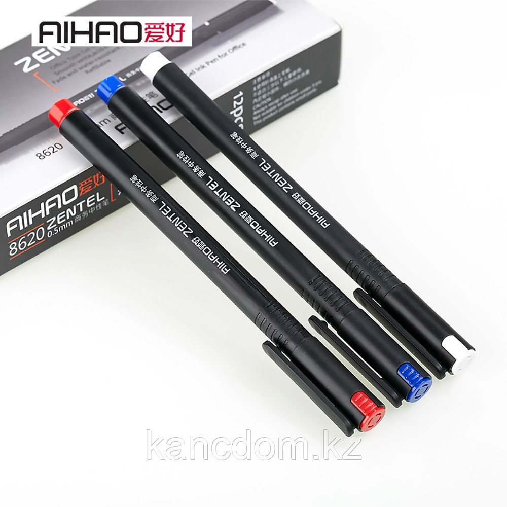 Ручка линер Aihao Zentel красный 8620 - фото 1 - id-p109315758