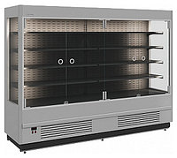 Горка холодильная Carboma FC 20-08 VM 2,5-1 Light 9006-9005 (фронт X0, распашные двери)