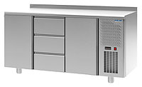 Стол холодильный POLAIR TM3-030-G с бортом