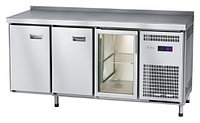 Стол холодильный Abat СХС-60-02 (1 дверь-стекло, 2 двери, борт)