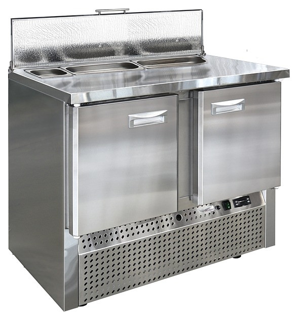 Стол холодильный для салатов Finist СХСнс-700-2 (нижний холодильный агрегат) - фото 1 - id-p109324757