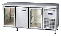 Стол холодильный Abat СХС-60-02 (1 дверь-стекло, 1 дверь, 1 дверь-стекло, без борта)