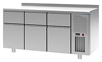 Стол холодильный POLAIR TM3GN-111-G с бортом