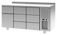 Стол холодильный POLAIR TM3GN-133-G с бортом