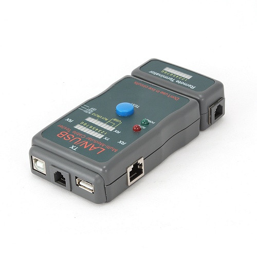 Cablexpert NCT-2 Тестер LAN для 100/1000 Base-TX, для UTP, STP, RJ-11, USB-кабеля