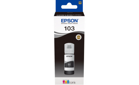 Чернила Epson C13T00S14A 103 EcoTank для L3100/L3101/L3110/L3150 черный - фото 1 - id-p109328743