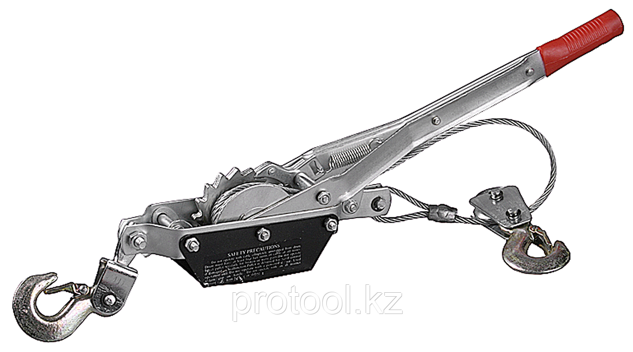 Лебедка STAYER "MAXPull" рычажная, тросовая, 1т/1,8м