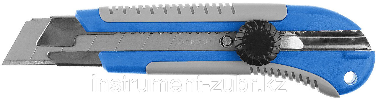 Нож с сегментированным лезвием ЗУБР Про-25А 25 мм
