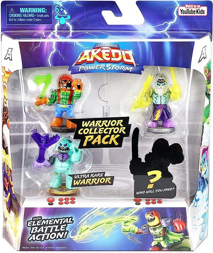 Коллекционный набор Legends of Akedo Powerstorm Warrior 4 мини-фигурки