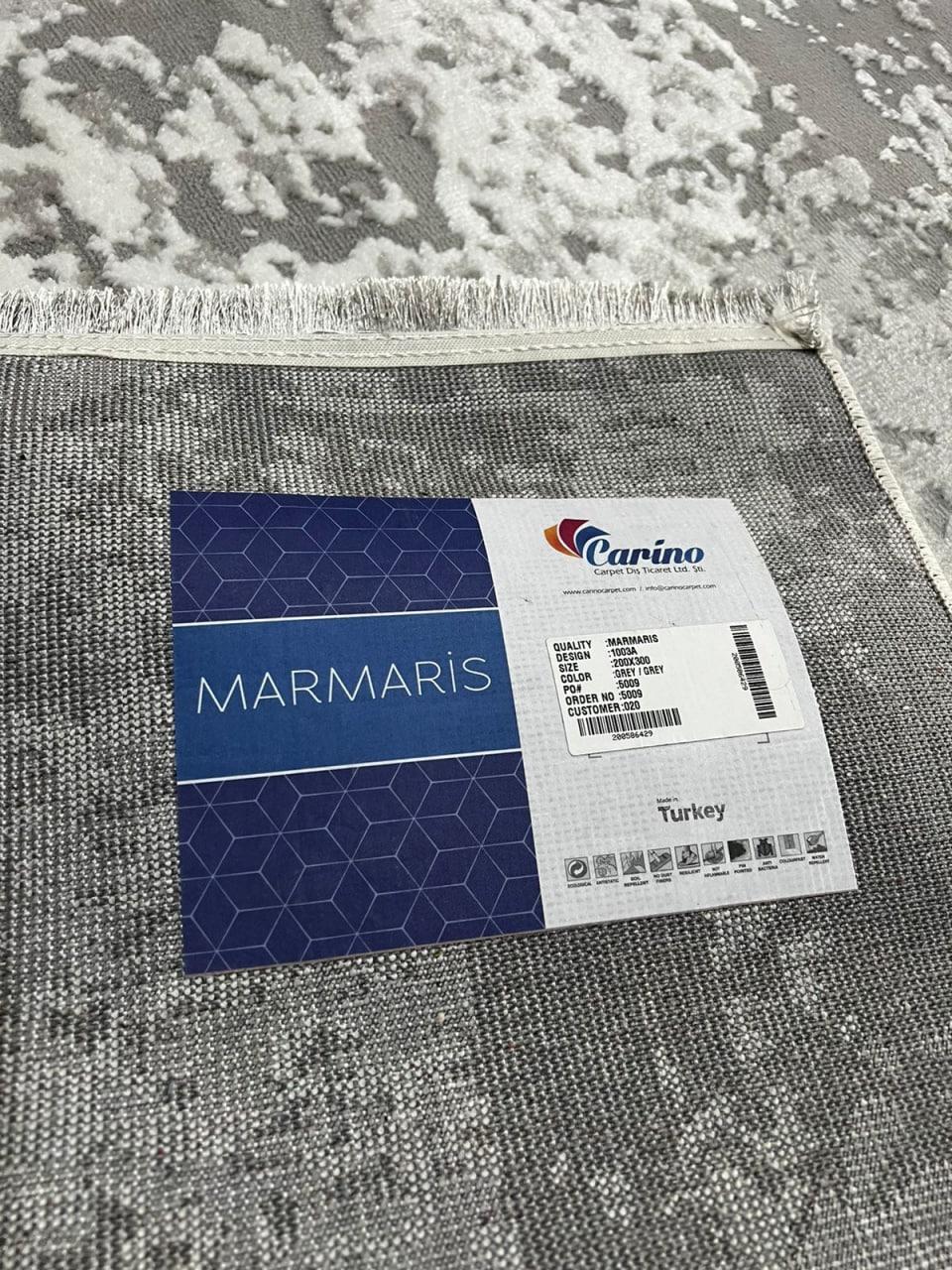 Эксклюзивный турецкий Marmaris ковер 400x800 см, 1003A Grey/Grey Алматы - фото 3 - id-p109329811