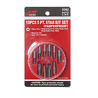 JTC бит жинағы 1/4" TORX ТЅ08-TS50 Бокстағы 10 дана