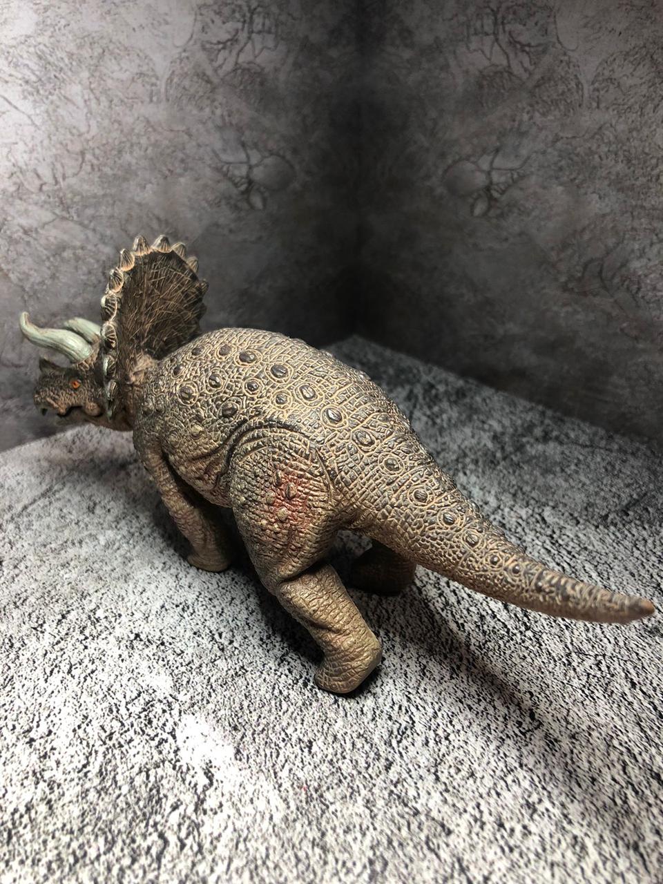 Derri Animals Фигурка Динозавр Трицератопс, 19 см 88055 - фото 2 - id-p109313433