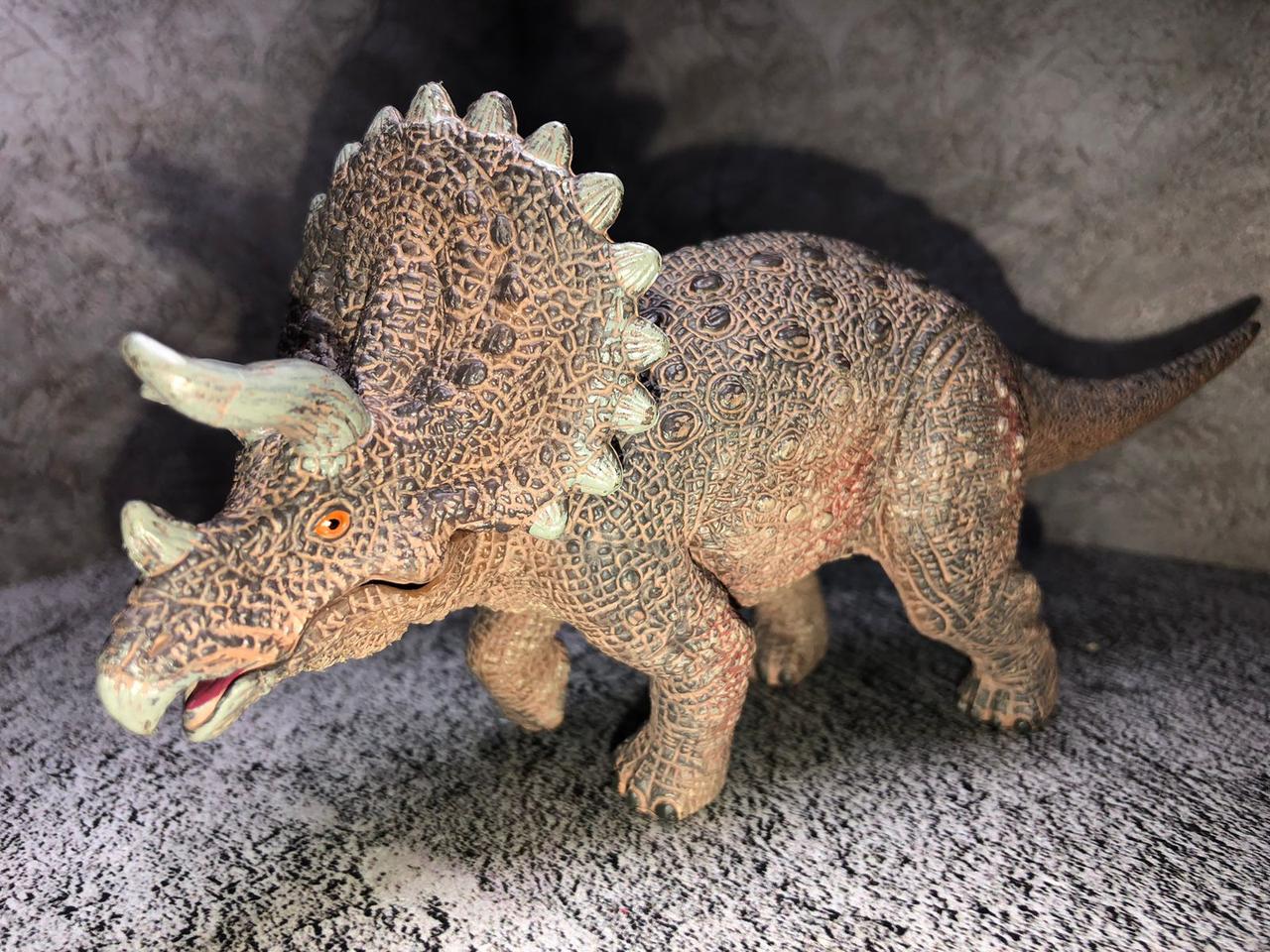 Derri Animals Фигурка Динозавр Трицератопс, 19 см 88055, фото 1