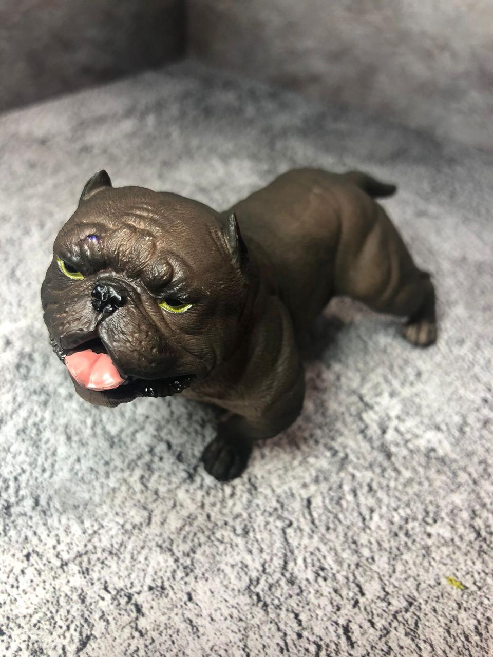 Derri Animals Фигурка Собака Мини Питбуль, 13 см. 87055