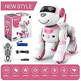Умный робот-трюкач щенок BG1533 розовый, фото 5