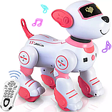 Умный робот-трюкач щенок BG1533 розовый, фото 4