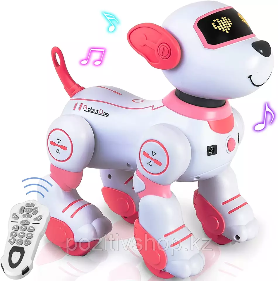 Умный робот-трюкач щенок BG1533 розовый - фото 4 - id-p109334638