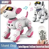 Умный робот-трюкач щенок BG1533 розовый, фото 7