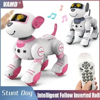 Умный робот-трюкач щенок BG1533 розовый - фото 7 - id-p109334638