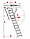 Чердачная лестница OMAN TERMO PS 110x55х280 в комплекте поручень,накладки, фото 5