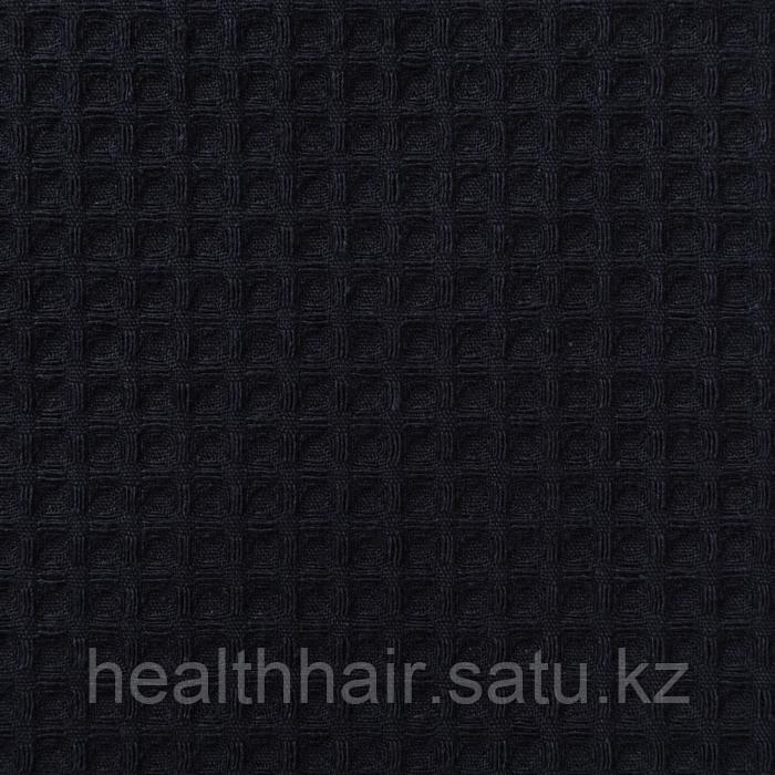Полотенце вафельное 70х140 см, цвет чёрный, 100% хлопок, 240 г/м2 - фото 3 - id-p109338738