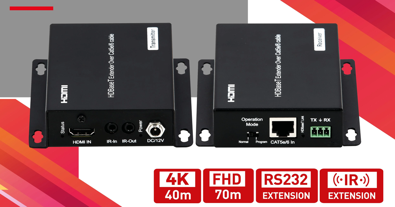 Foxun SX-EX-33 комплект приемо-передатчиков HDMI для передачи сигнала HDMI высокого разрешения - фото 2 - id-p109338772