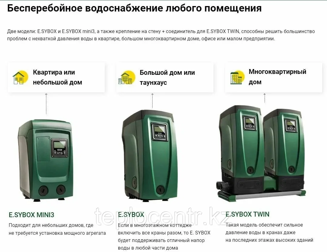 Автоматическая насосная станция DAB E.sybox (1550 Вт) - фото 8 - id-p109340149