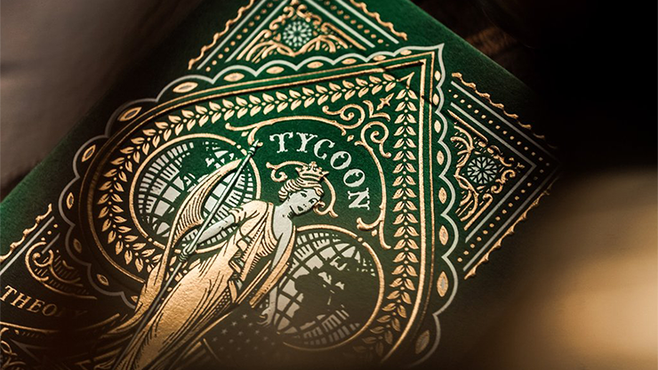 Limited Edition Tycoon Green Playing Cards - фото 5 - id-p109340586
