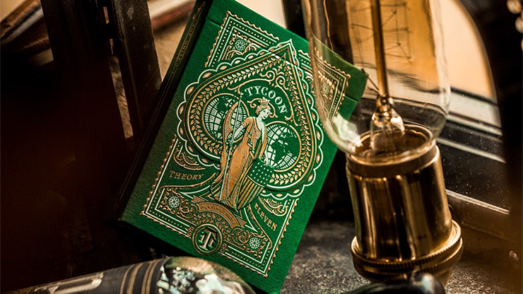 Limited Edition Tycoon Green Playing Cards - фото 1 - id-p109340586