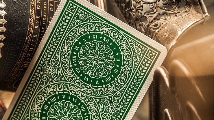 Limited Edition Tycoon Green Playing Cards - фото 2 - id-p109340586