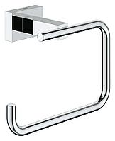 Grohe Essentials Cube 40507001 қақпағы жоқ дәретхана қағазы ұстағышы