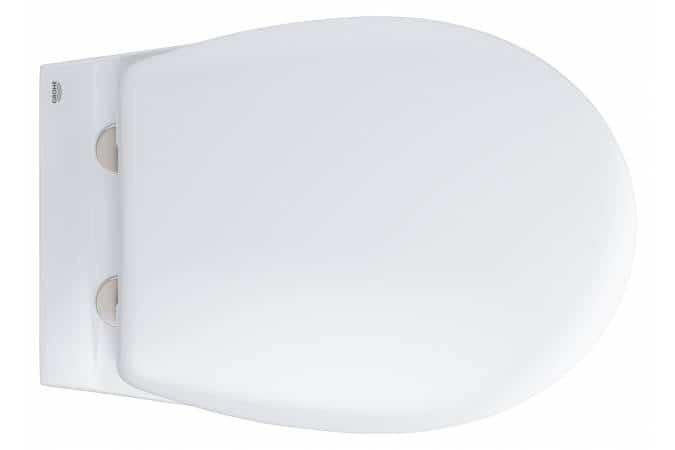 Унитаз подвесной безободковый Grohe bau ceramic в комплекте с сиденьем, микролифт - фото 3 - id-p109342223