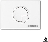 Инсталляция BERGES для скрытого монтажа унитаза NOVUM кнопка BERGES для инсталляции NOVUM R1 белая