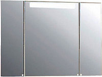 Зеркальный шкаф, МАДРИД 80, со светильником