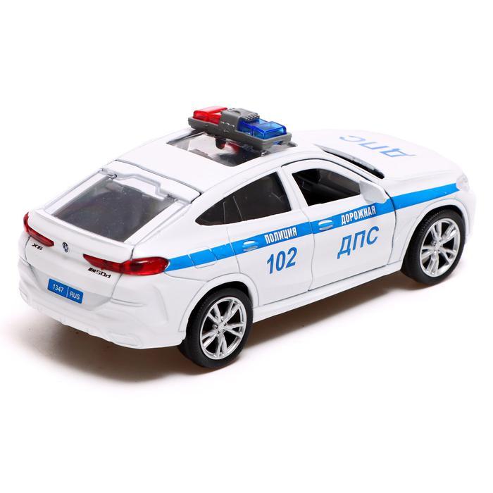 Машинка BMW X6 Полиция 12 см, Технопарк - фото 3 - id-p109348663
